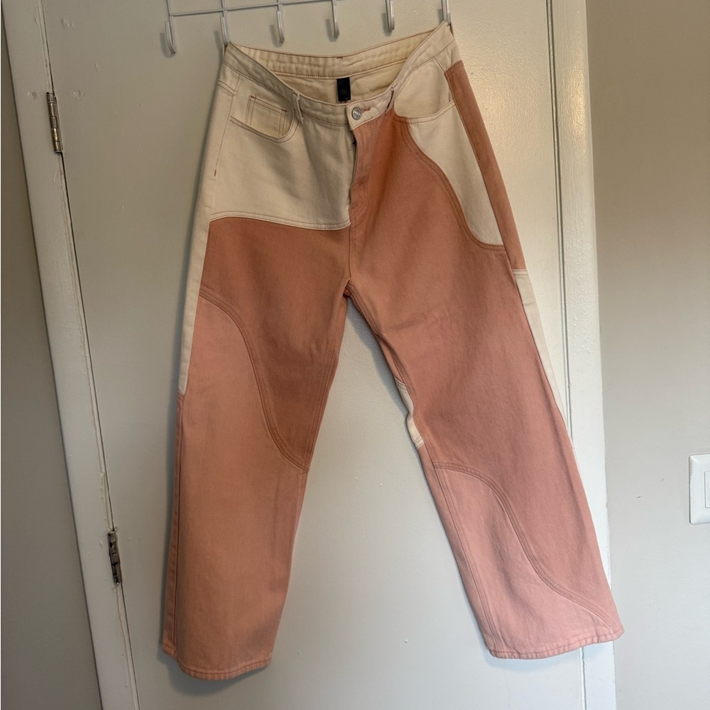 NEVER USED PATCHY STRAIGHT LEG JEANS XL-10